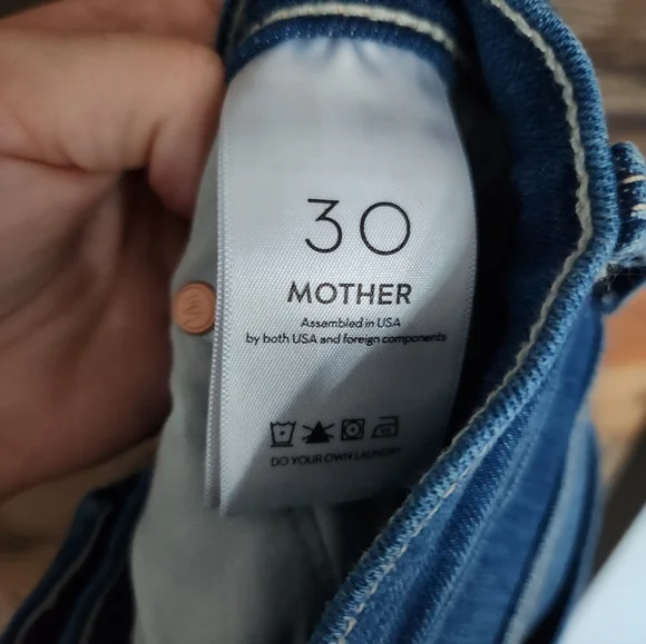 NWT Mother Pixie Ankle Rider Jeans Size 30 Call Out See Below - Picture 11 of 12